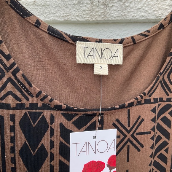 NWT TANOA Brown Women’s Top - Picture 3 of 6